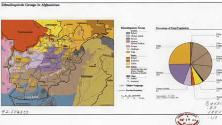 Ethnolinguistic Map of Afghanistan (Library of Congress)