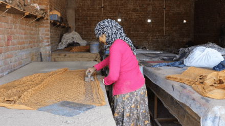 Block printing with dabu Image credit: Meherose Borthwick